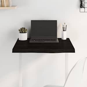 Mizna plošča temno rjav 60x60x(2-4)cm obdelana trdna hrastovina