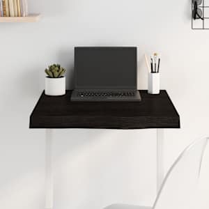 Mizna plošča temno rjav 60x60x(2-6)cm obdelana trdna hrastovina