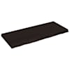vidaXL lauaplaat, tumepruun, 120x50x(2-6) cm, t&ouml;&ouml;deldud tammepuit