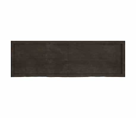 vidaXL Tafelblad 160x50x(2-6)cm behandeld eikenhout donkerbruin