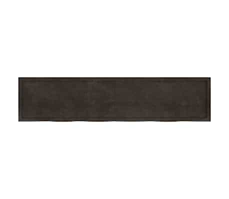 vidaXL Tafelblad 220x50x(2-4)cm behandeld eikenhout donkerbruin