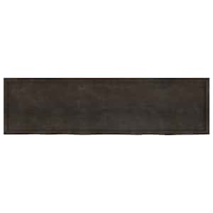 Stolní deska tmavě hnědá 220x60x(2-4)cm ošetřený masivní dub - obrázek 2