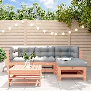 Vrtna garnitura 5-delna z blazinami trden les douglas jelke