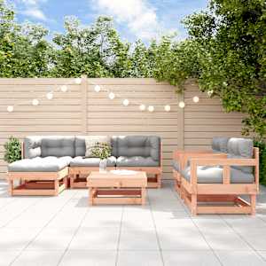 Vrtna garnitura 7-delna z blazinami trden les douglas jelke