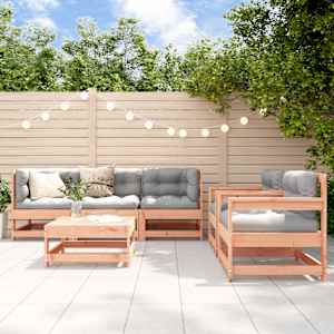 Vrtna garnitura 6-delna z blazinami trden les douglas jelke