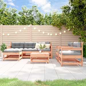 Vrtna garnitura 7-delna z blazinami trden les douglas jelke