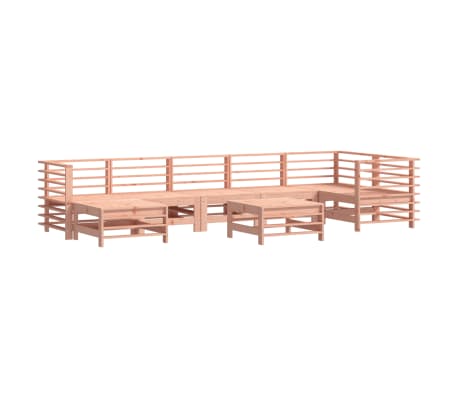 vidaXL 8-tlg. Garten-Lounge-Set mit Kissen Massivholz Douglasie