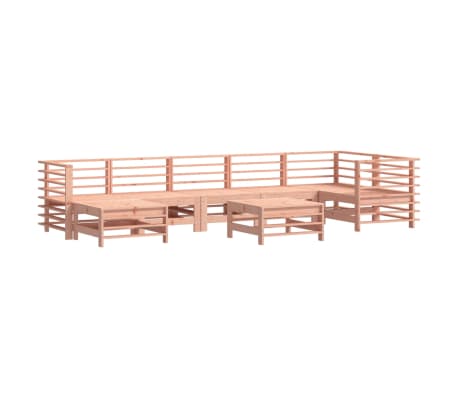 vidaXL 8-tlg. Garten-Lounge-Set mit Kissen Massivholz Douglasie