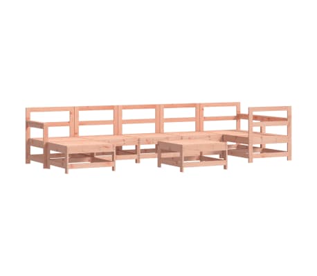 vidaXL 8-tlg. Garten-Lounge-Set mit Kissen Massivholz Douglasie