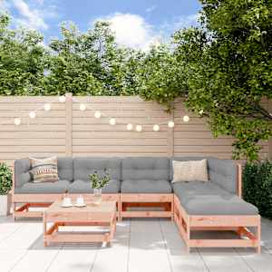 Vrtna garnitura 7-delna z blazinami trden les douglas jelke