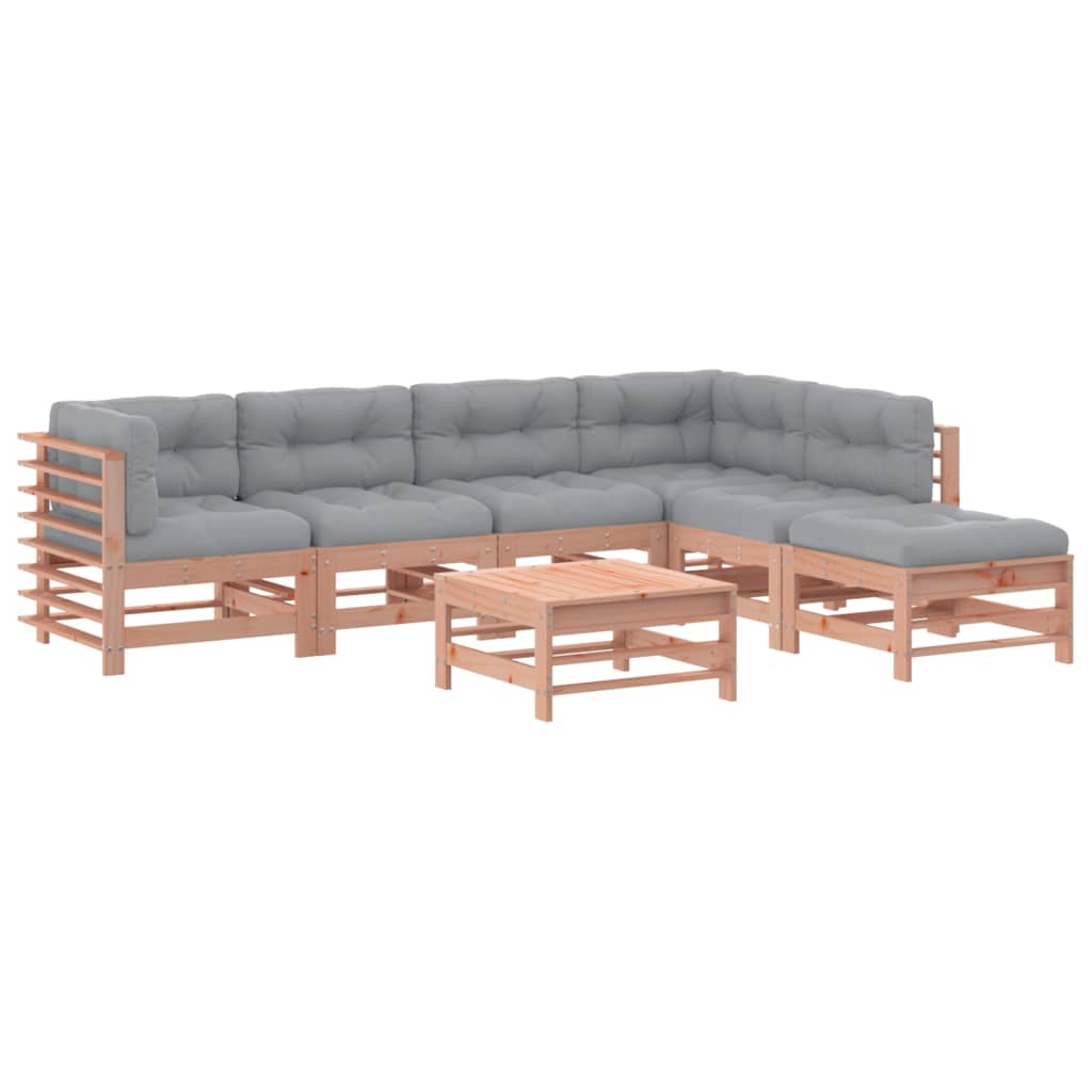 Thumbnail - vidaXL 7-tlg. Garten-Lounge-Set mit Kissen Massivholz Douglasie