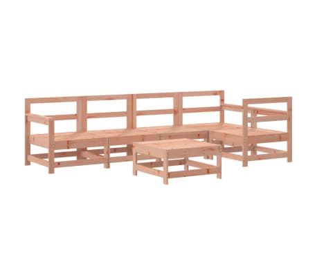 vidaXL Set mobilier de grădină cu perne, 6 piese, lemn masiv Douglas