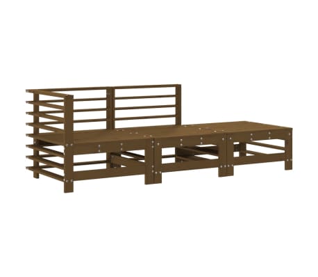 vidaXL &Sigma;&epsilon;&tau; &Sigma;&alpha;&lambda;&omicron;&nu;&iota;&omicron;ύ &Kappa;ή&pi;&omicron;&upsilon; 3 &Tau;&epsilon;&mu;&alpha;&chi;ί&omega;&nu; &mu;&epsilon; &Mu;&alpha;&xi;&iota;&lambda;ά&rho;&iota;&alpha; &Mu;&epsilon;&lambda;ί &alpha;&pi;ό &Mu;&alpha;&sigma;ί&phi; &Xi;ύ&lambda;&omicron;