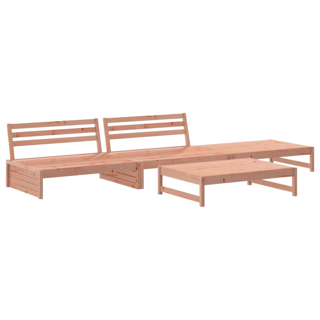 Thumbnail - vidaXL 4-tlg. Garten-Lounge-Set mit Kissen Massivholz Douglasie