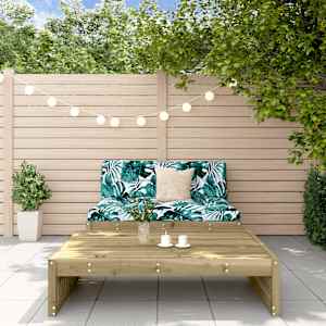 Vrtna garnitura 2-delna z blazinami impregnirana borovina