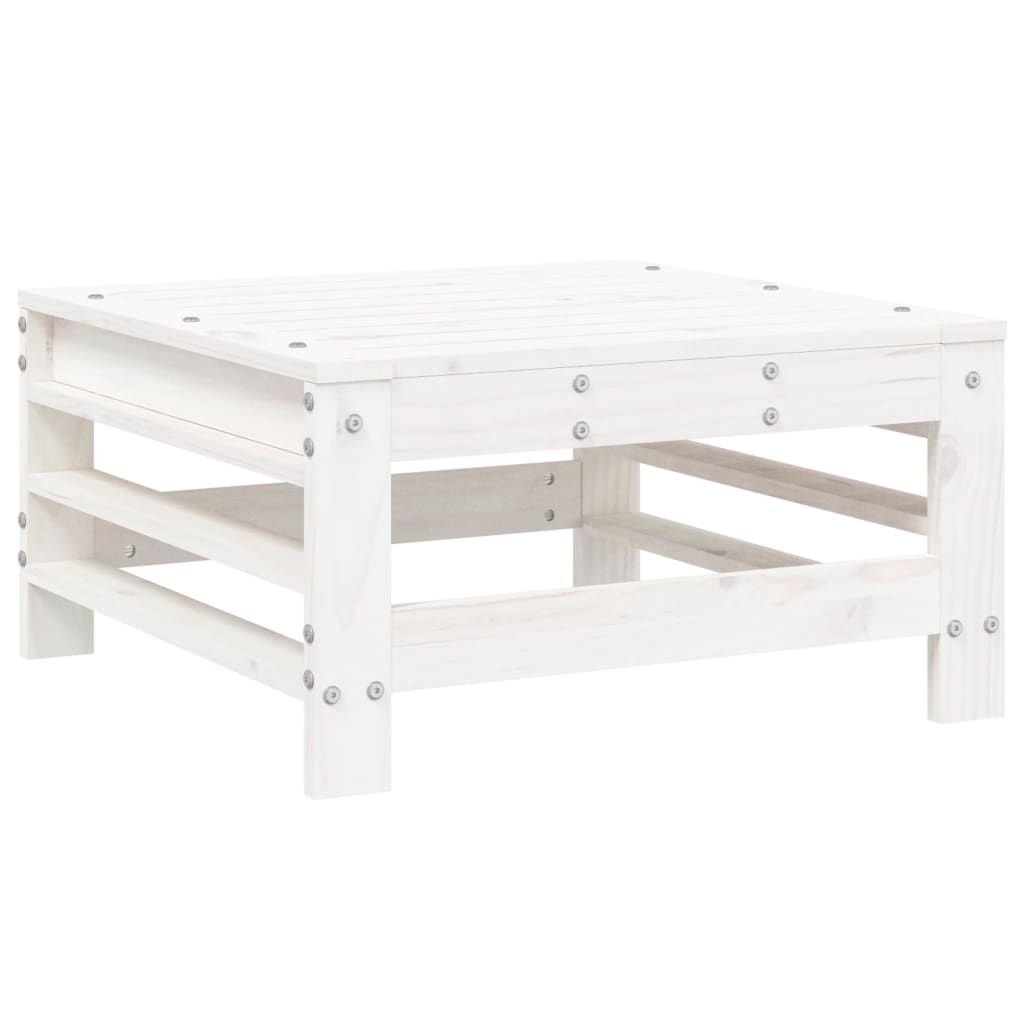Deski drewniany zestaw wypoczynkowy 75x75 biały