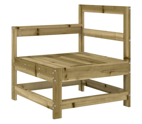 vidaXL 8 Piece Garden Lounge Set Impregnated Wood Pine