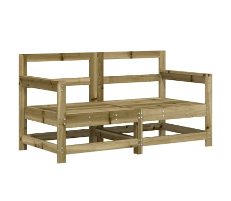 vidaXL 7 Piece Garden Lounge Set Impregnated Wood Pine