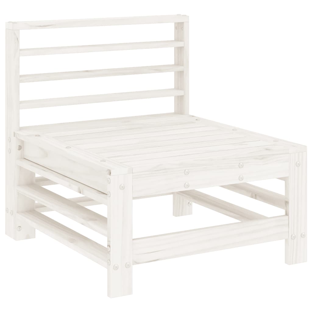 Drewniany zestaw wypoczynkowy 3x sofa narożna, 2x sofa środkowa, 1x podnóżek/stolik kawowy