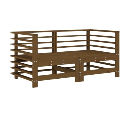 vidaXL Set mobilier grădină, 6 piese, maro miere, lemn masiv de pin