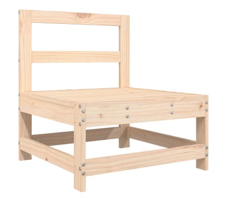 vidaXL 5-tlg. Garten-Lounge-Set Massivholz Kiefer