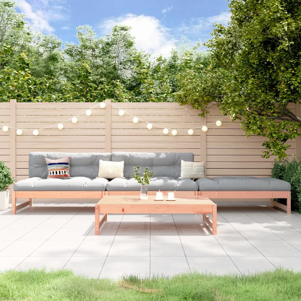 vidaXL Set mobilier relaxare grădină, 4 piese, lemn masiv Douglas