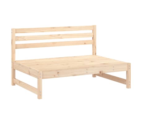 vidaXL Salon de jardin 6 pcs Bois de pin massif