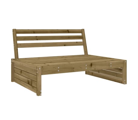 vidaXL Garden Lounge Set | Brown | Impregnated Pine Wood | Medium | Modular