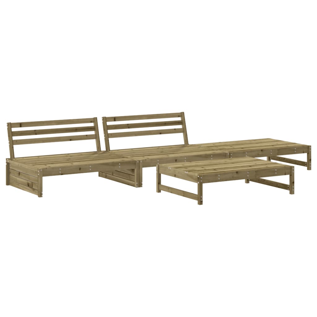Thumbnail - vidaXL 4-tlg. Garten-Lounge-Set Kiefernholz Imprägniert