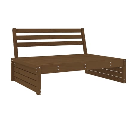 vidaXL Set mobilier grădină, 6 piese, maro miere, lemn masiv de pin