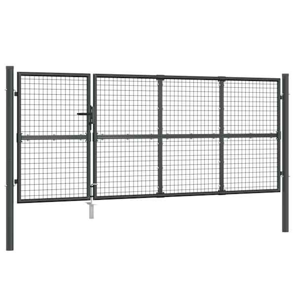 vidaXL v&otilde;rgust aiav&auml;rav, antratsiithall, 350 x 125 cm, tsingitud teras