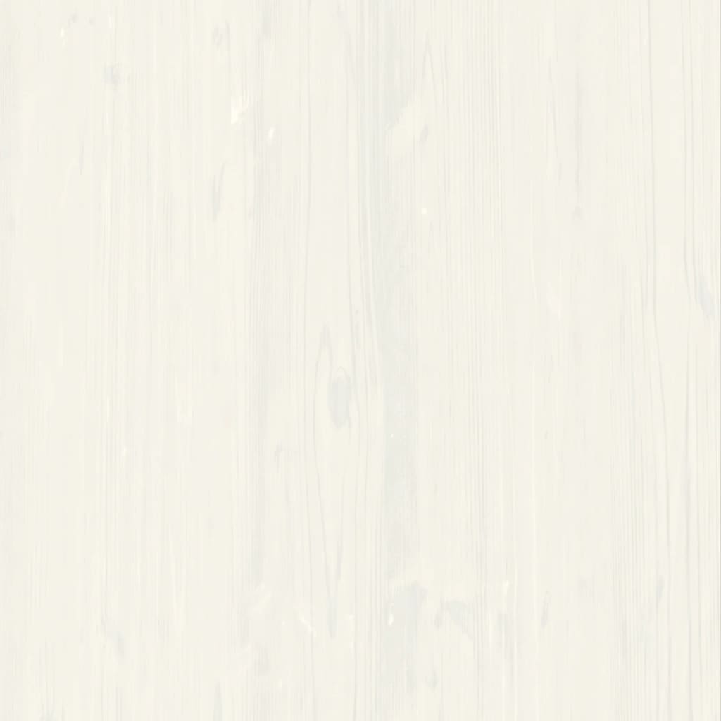 Szafka na buty VIGO, 60x35x96 cm, biała, lite drewno sosnowe