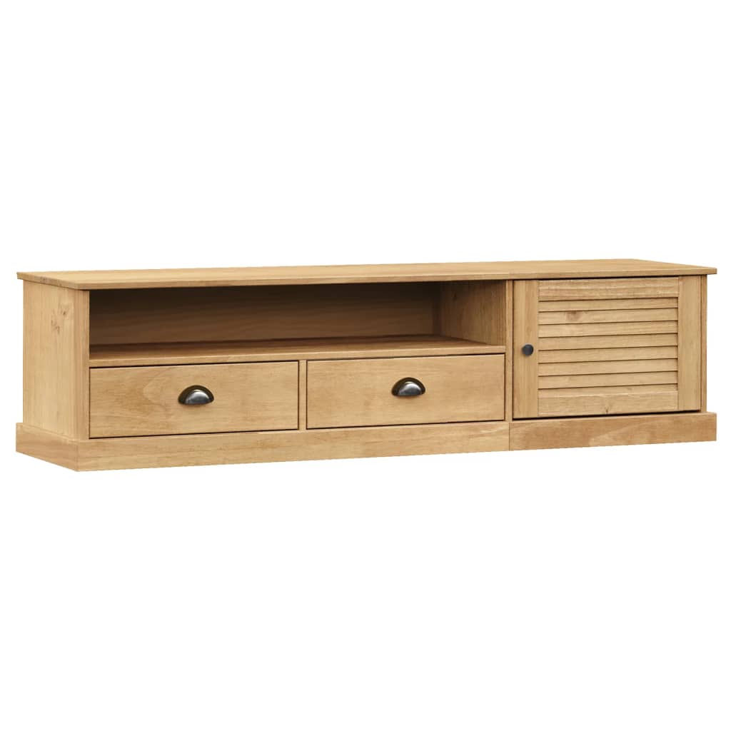 TV Stand Entertainment Center with Storage Drawers VIGO Solid Wood Pine vidaXL - Picture 4 of 27