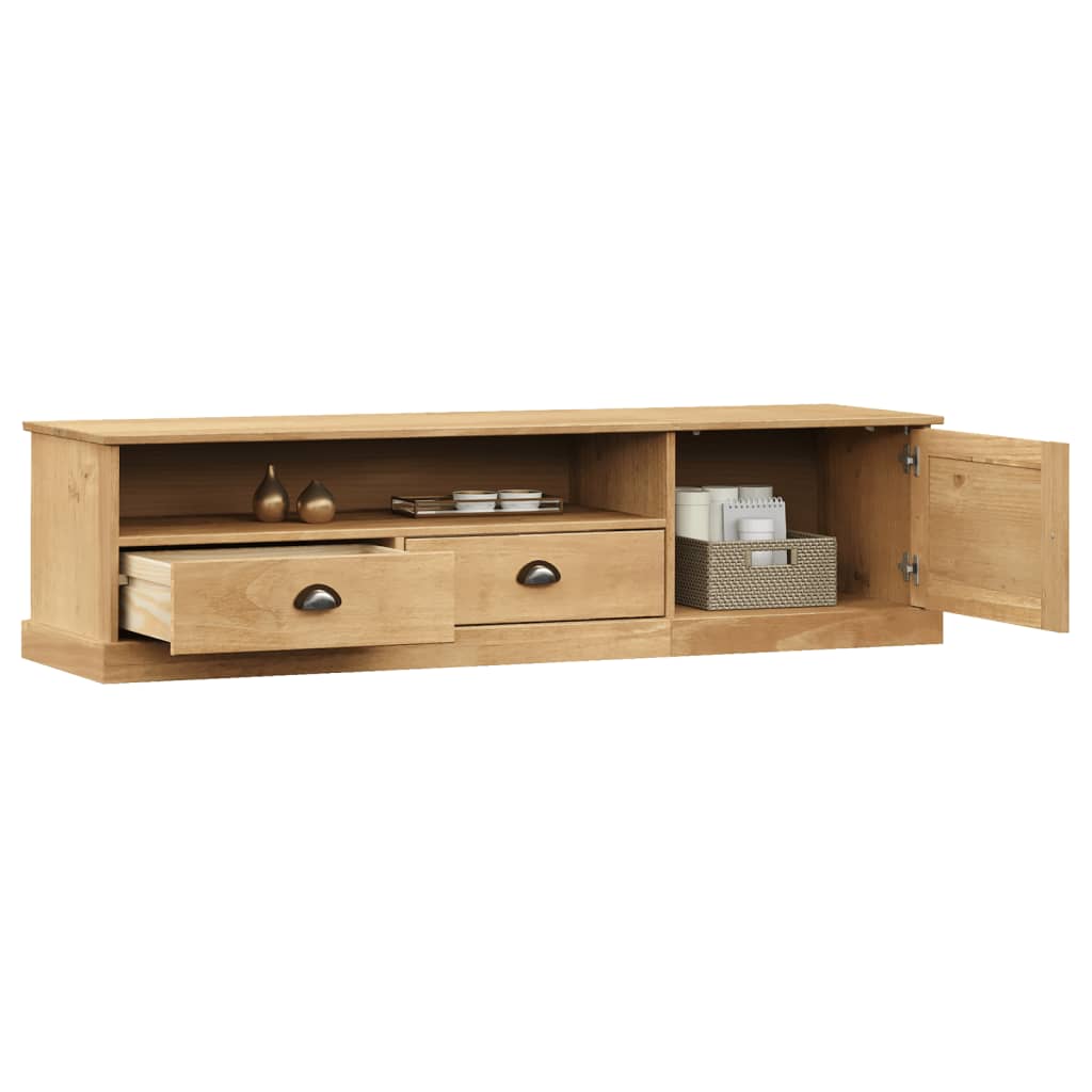 TV Stand Entertainment Center with Storage Drawers VIGO Solid Wood Pine vidaXL - Picture 7 of 27