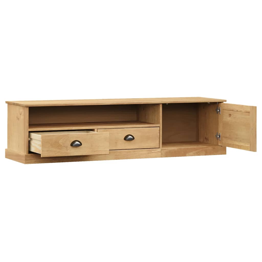 TV Stand Entertainment Center with Storage Drawers VIGO Solid Wood Pine vidaXL - Picture 8 of 27
