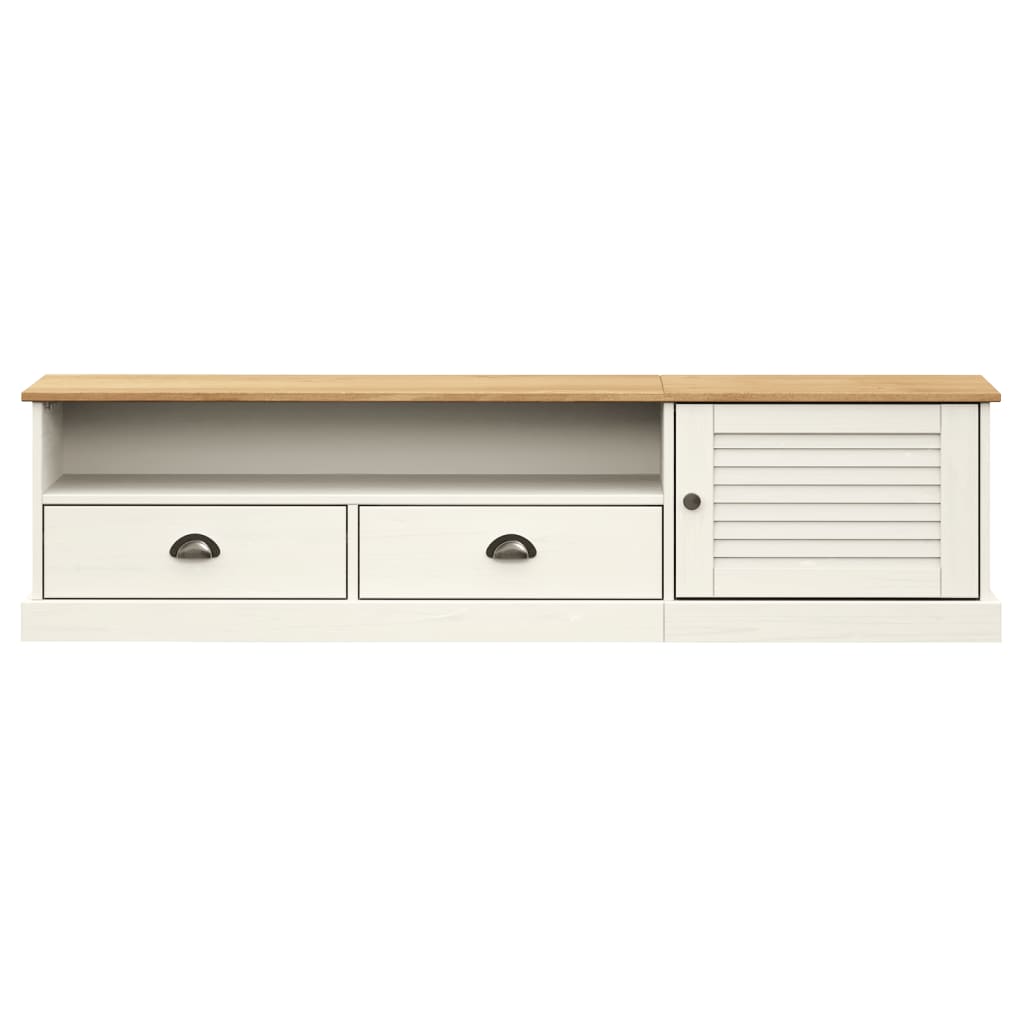 TV Stand Entertainment Center with Storage Drawers VIGO Solid Wood Pine vidaXL - Picture 25 of 27