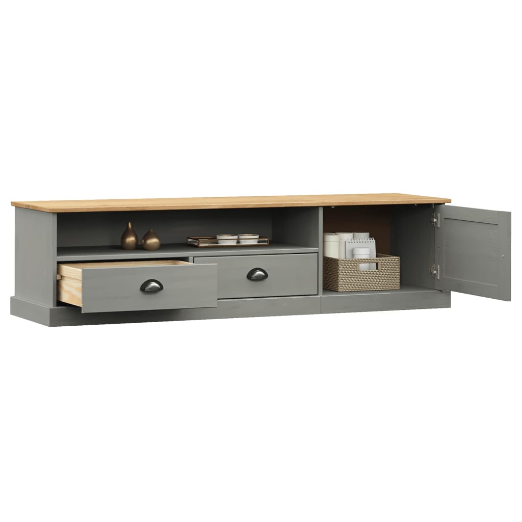 TV Stand Entertainment Center with Storage Drawers VIGO Solid Wood Pine vidaXL - Picture 15 of 27