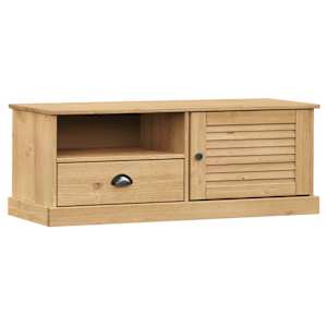 TV stolek VIGO 106 x 40 x 40 cm masivní borové dřevo - obrázek 2