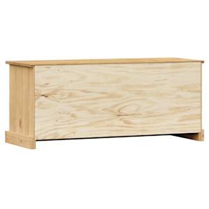 Lavice s botníkem VIGO 106 x 35 x 45 cm masivní borové dřevo - obrázek 7