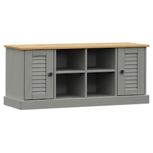 vidaXL jalatsipink "VIGO", hall, 106 x 35 x 45 cm, m&auml;nnipuit