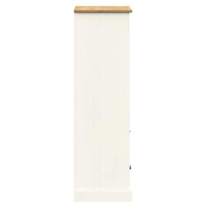 Knihovna VIGO bílá 60 x 35 x 114,5 cm masivní borové dřevo - obrázek 6