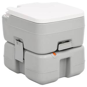 vidaXL Ensemble de toilette et r&eacute;servoir d'eau de camping portable