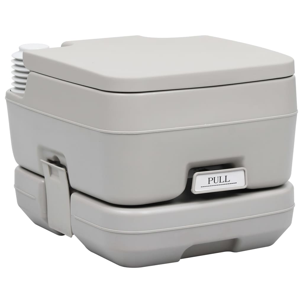 vidaXL Campingtoilet en watertankset draagbaar afbeelding