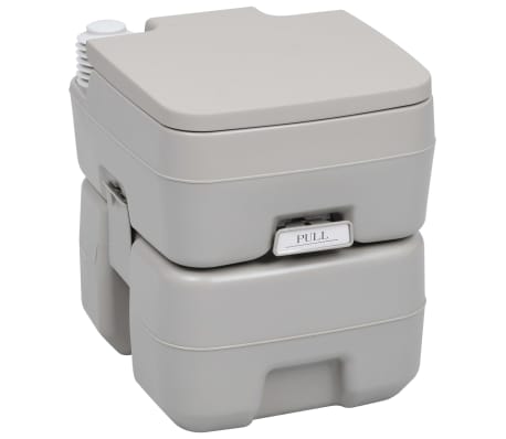 vidaXL Set portabil cu toaletă, lavoar și rezervor apă pentru camping