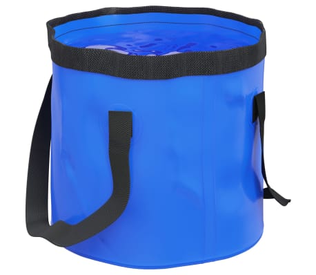 vidaXL Falteimer 2 Stk. Blau 30 L PVC