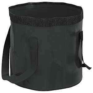 Skládací kbelíky 2 ks černé 20 l PVC - obrázek 3