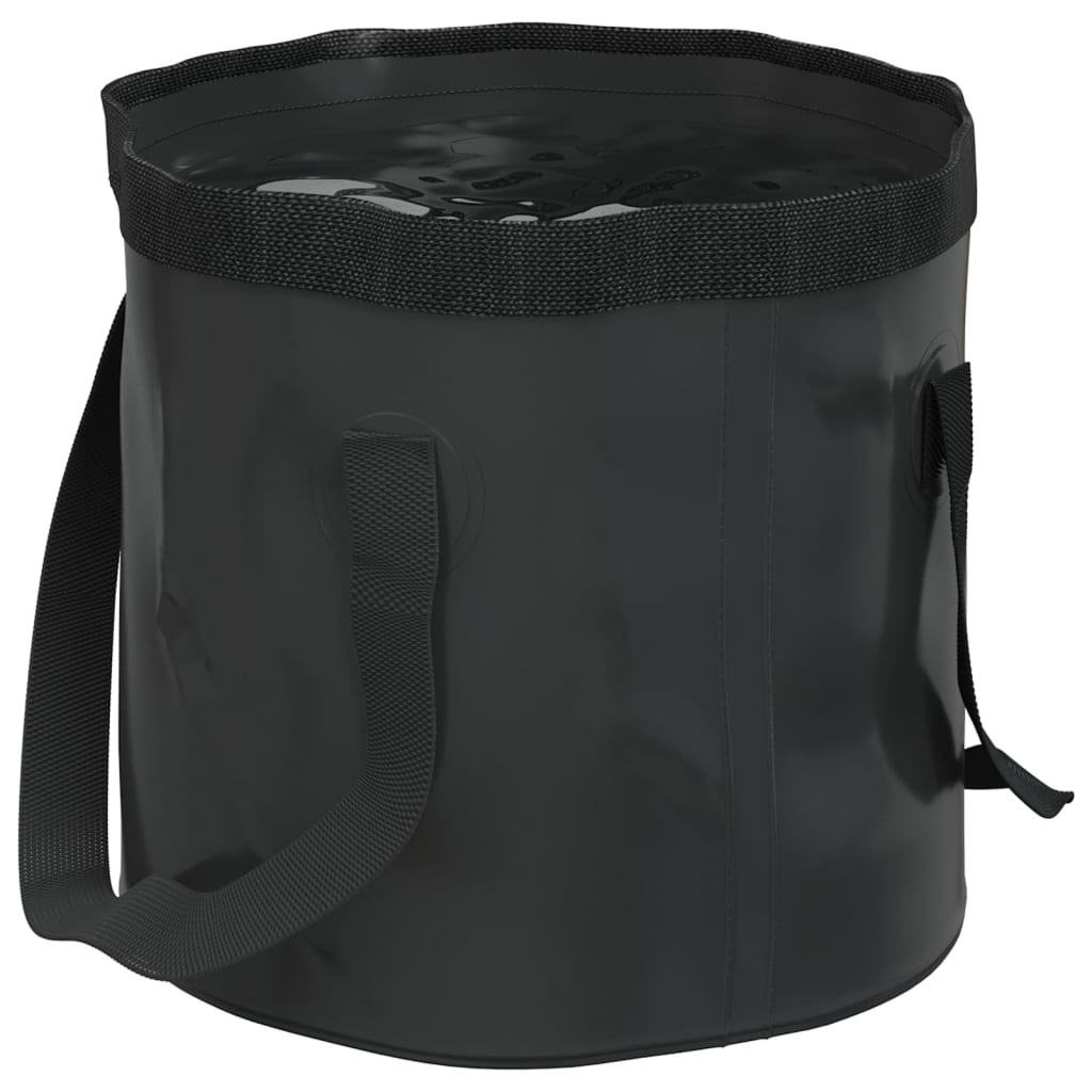Thumbnail - vidaXL Falteimer 2 Stk. Schwarz 30 L PVC