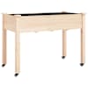vidaXL voodriga taimelava ratastega, 71 x 37 x 80 cm, nulupuit