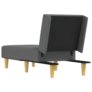 Lenoška tmavě šedá textil - obrázek 5