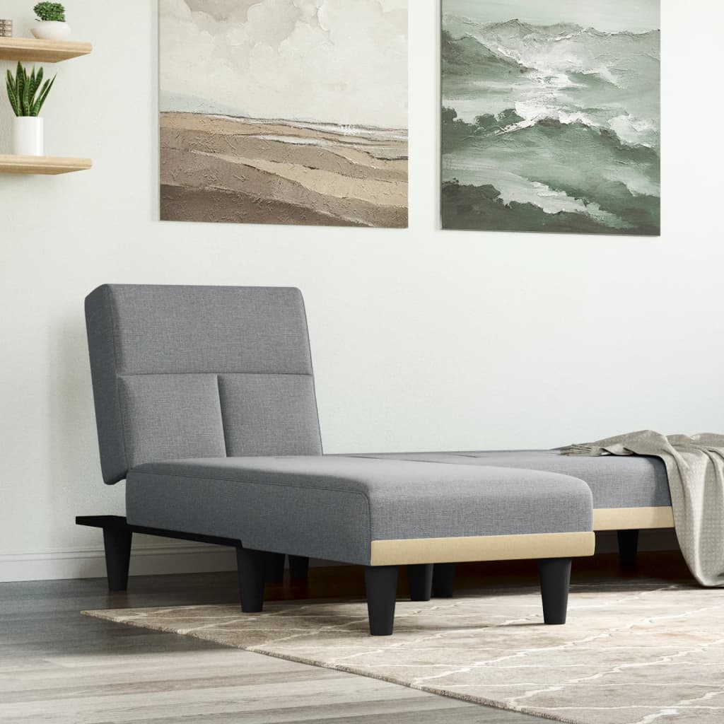 CASARIA Méridienne London Chaise de Relaxation Chaise Longue d'intérieur  Design Fauteuil Relax Salon Gris : : Cuisine et Maison